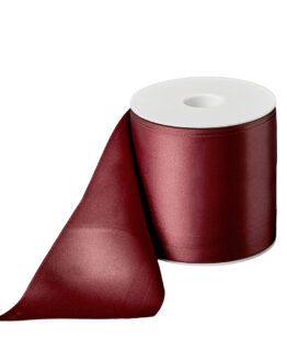 Premium-Satinband extra breit, kardinalrot, 100 mm breit - tischbaender, dauersortiment, satinband, premium-qualitat