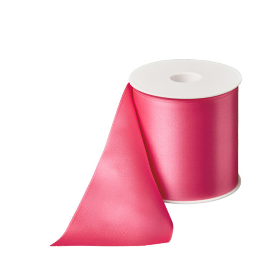 Premium-Satinband extra breit, pink, 100 mm breit - satinband, premium-qualitat, tischbaender, dauersortiment