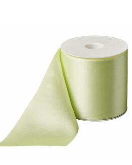 Premium-Satinband extra breit, limonengrün, 100 mm breit - dauersortiment, satinband, premium-qualitat, tischbaender