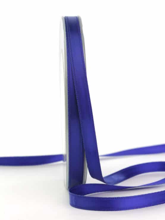 Satinband, 6 mm, königsblau, 25 m Rolle - satinband, sonderangebot
