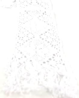 Häkel-Tischläufer weiß, 7 cm breit, 80 cm lang (2 Stück) - tischbaender