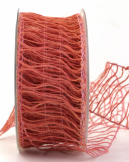 Grobes Gitterband, outdoor, rosa, 50 mm breit, 10 m Rolle