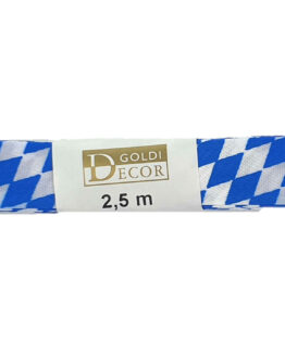 Vereinsband Bayernraute, Blau-weiß, 15 mm breit, 2,5 m Strängchen - geschenkbaender, nationalbander, oktoberfest-anlaesse-geschenkband-fuer-anlaesse, nationalbaender, anlaesse-geschenkband-fuer-anlaesse, geschenkband-fuer-anlaesse, andere-baender