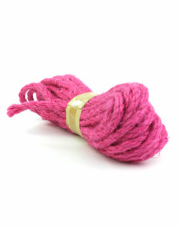 Jute-Seil, fuchsia, 5 mm breit - jutebaender-und-jute-tischlaeufer, kordeln-andere-baender, dekobaender, andere-baender