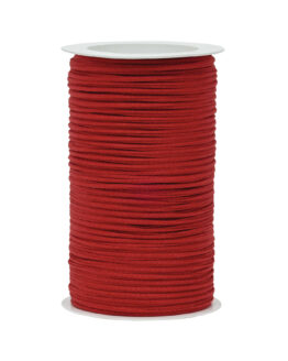 Taftband aus Baumwolle, rot, 2 mm breit