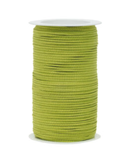 Taftband aus Baumwolle, hellgrün, 2 mm breit - kompostierbare-geschenkbaender, eco-baender, einfarbige-geschenkbaender, geschenkbaender, biologisch-abbaubar