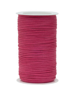 Taftband aus Baumwolle, pink, 2 mm breit - kompostierbare-geschenkbaender, eco-baender, einfarbige-geschenkbaender, geschenkbaender, biologisch-abbaubar