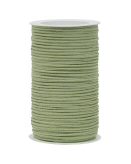 Taftband aus Baumwolle, salbeigrün, 2 mm breit