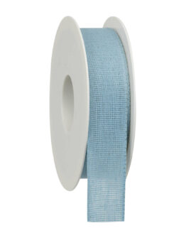Taftband aus Baumwolle, hellblau, 25 mm breit
