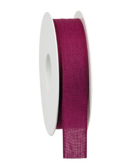 Taftband aus Baumwolle, erika, 25 mm breit