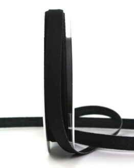 Ecocell Geschenkband (biologisch abbaubar), schwarz, 10 mm breit, 25 m Rolle - kompostierbare-baender