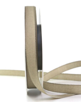 Ecocell Geschenkband (biologisch abbaubar), taupe, 10 mm breit, 25 m Rolle - kompostierbare-baender