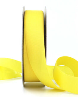 Ecocell Geschenkband (biologisch abbaubar), gelb, 25 mm breit, 25 m Rolle