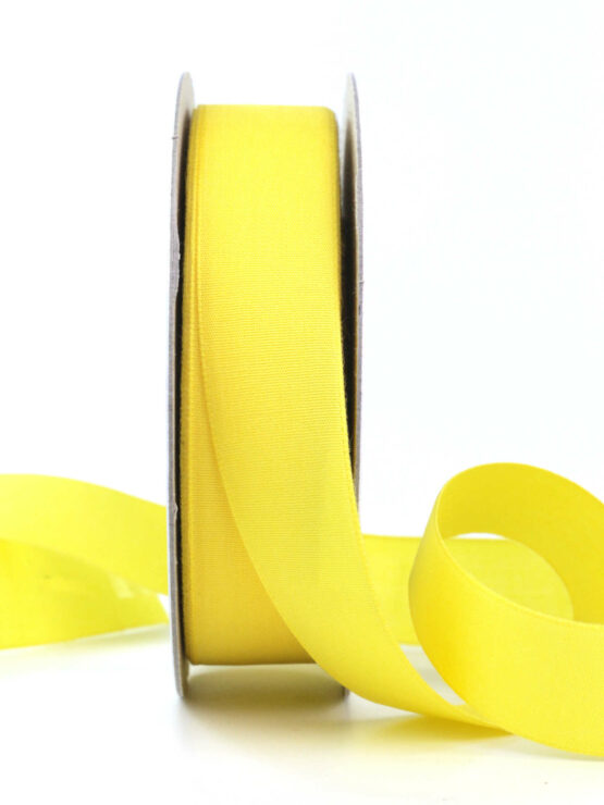 Ecocell Geschenkband (biologisch abbaubar), gelb, 25 mm breit, 25 m Rolle - kompostierbare-baender