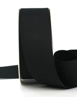 Ecocell Geschenkband (biologisch abbaubar), schwarz, 40 mm breit, 25 m Rolle - kompostierbare-baender