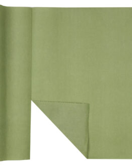 Airlaid-Tischläufer, 40 cm breit, 4,8 m lang, oliv - airlaid, vlies-tischlaeufer