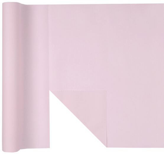 Airlaid-Tischläufer, 40 cm breit, 4,8 m lang, rosa - airlaid, vlies-tischlaeufer