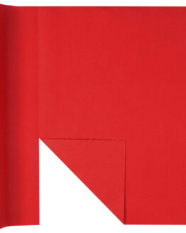 Airlaid-Tischläufer, 40 cm breit, 4,8 m lang, rot - airlaid, vlies-tischlaeufer