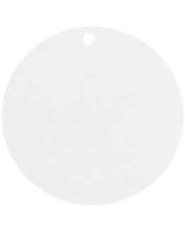 Dekoanhaenger - Namensschild rund weiss 3352_1_blanc