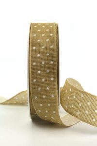 Eco-Geschenkband_Punkte_sand_25mm_838602507120 -