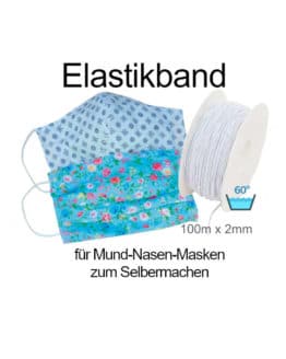 Elastikband (Gummiband) für Mund-Nasen-Masken - elastikband, corona-pandemiebedarf