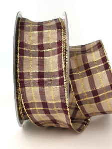 Geschenkband_Karo_braun-aubergine-gold_408634015920 -