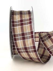 Geschenkband_Karo_braun-aubergine_408634025920 -