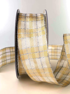 Geschenkband_Karo_creme_silber_408634020320 -