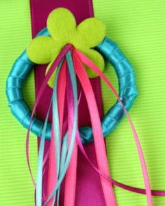 Geschenkverpackung Satinband und Deko -