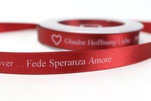 Hochzeitsband Fede Speranza Amore -