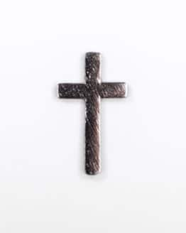 Streuartikel Kreuz, aus Holz, silber - kommunion-konfirmation, streuartikel