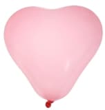 Luftballons in Herzform rosa, 8 Stück - hochzeitsaccessoires