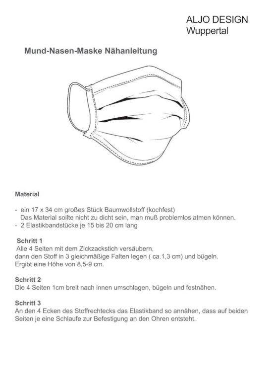 Gummiband/Elastikband für Mund-Nasen-Masken - grün - elastikband, corona-pandemiebedarf