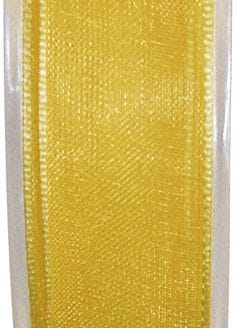Organzaband 7mm gelb BUDGET (2558_55) Organzaband 7mm gelb BUDGET (2558_55)
