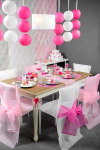 Partydekoration mit Papier-Lampions 49_4312 -