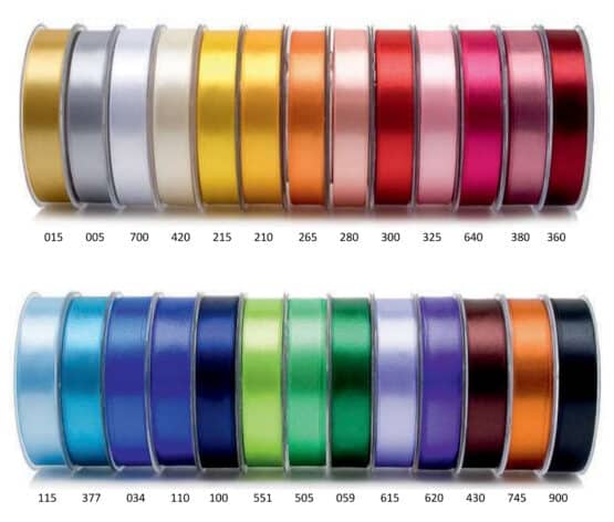 Premium Doppelsatinband 15 mm, extra weich, 25 m Rolle - premium-qualitat, dauersortiment, satinband