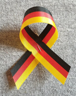 Revers Schleife schwarz-rot-gelb Deutschland Germany
