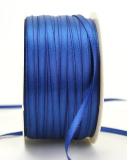 Satinband 3mm, uni königsblau - satinband-budget, sonderangebot, satinband