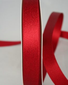Satinband Weihnachten rot-gold 15mm (96515-15-020)