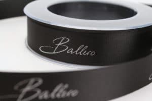 Satinband mit Logo -