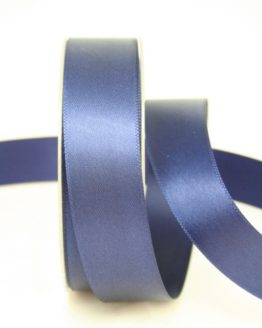 Satinband 25 mm breit in dunkelblau
