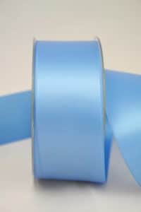Satinband 40mm hellblau_115 -