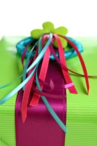 Satinband für Geschenkverpackungen -