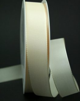 Taftband creme, 25 mm breit - hochzeitsbaender
