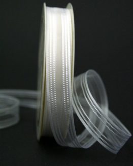 Schleifenband für Hochzeitsfloristik, 15 mm breit - hochzeitsbaender