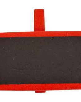 Tafel mit Klammer als Namensschild, rot - kommunion-konfirmation, hochzeitsaccessoires