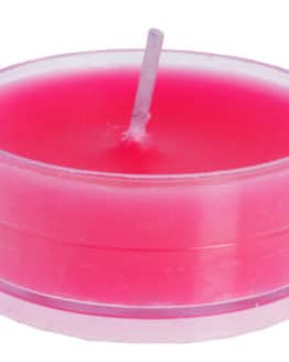 Party-Teelicht pink, 4 Stück - kommunion-konfirmation, hochzeitsaccessoires