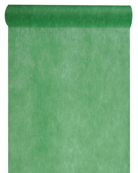Vlies-Tischläufer BUDGET dunkelgrün, 30 cm - vlies-tischlaeufer, dekovlies-budget