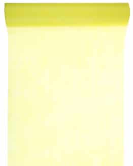 Vlies-Tischläufer BUDGET gelb, 30 cm - vlies-tischlaeufer, dekovlies-budget