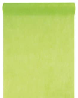 Vlies-Tischläufer BUDGET hellgrün, 30 cm - vlies-tischlaeufer, dekovlies-budget